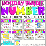 Number Identification and Matching Holiday Bundle