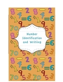 Number Identification and Number Writing Set