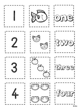number identification kindergarten by bb kidz tpt