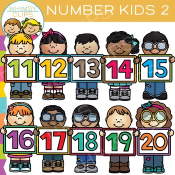 numbers 11 20 clipart