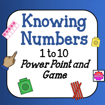 Preview of Number Knowledge 1 to 10  Easy Power Point