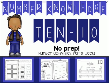 Preview of Number Knowledge: Number 10 (NO PREP!)