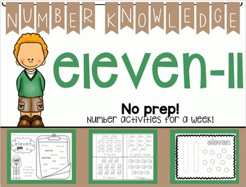 Preview of Number Knowledge: Number 11 (NO PREP!)