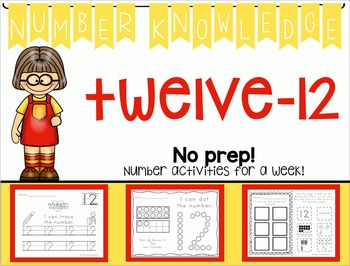 Preview of Number Knowledge: Number 12 (NO PREP!)