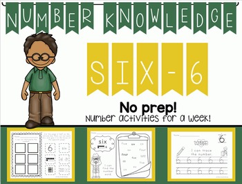 Preview of Number Knowledge: Number 6 (NO PREP!)