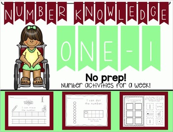 Preview of Number Knowledge: Number 1 (NO PREP!)
