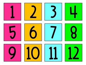 Number Labels (Numbers 1-36) by Mrs Kiswardys Class | TpT