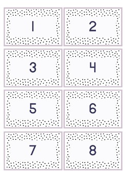 Polka Dots Numbers Stickers - TCR3567