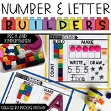 Number & Letter Builders - Literacy and Math Centers