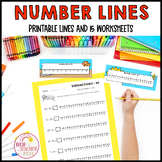 printable number lines to 20 teaching resources tpt