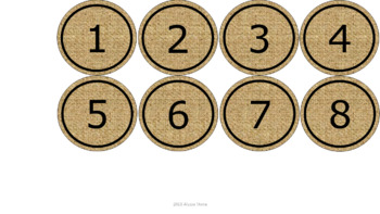 Preview of Number Line 1-100 {with Decimals & Fractions} - Burlap