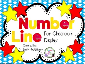 Preview of Number Line 1 to 100: For Classroom Display