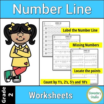 Preview of Points on Number Line - 2nd Grade TEKS 2.2E, 2.2F