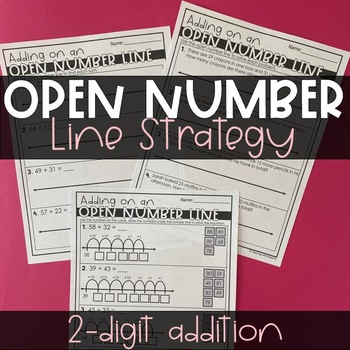 Preview of Adding on a Open Number Line