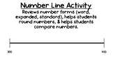 Number Line Activity