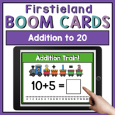 Number Line Addition To 20 Boom Cards For First Grade