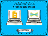 Addition and Subtraction on a Number Line-Google Slides an