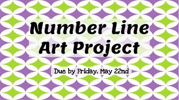 Preview of Number Line Art Project