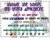 Number Line Games and Useful Applications