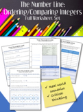 Number Line--ORDERING AND COMPARING INTEGERS