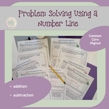 number line problem solving year 3