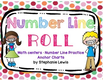 Preview of Number Line Roll Game & Addition, Subtraction Anchor Charts FREEBIE