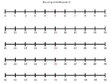 Number Line (Rounding to Nearest 10)