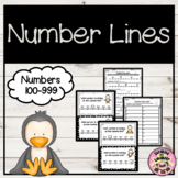 Number Line Missing Numbers | Hundreds