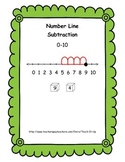 Number Line Subtraction 0 - 10  (K - 1)