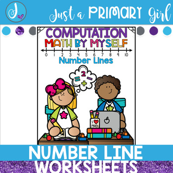 Preview of Number Line Worksheets - Math By Myself