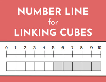 Preview of Number Line for Linking Cubes