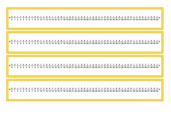 number lines 0 50 12 different versions by inspire to educate tpt