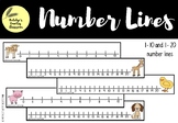 Number Lines 1-10 & 1-20
