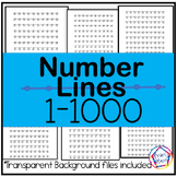 Number Lines 1 to 1000