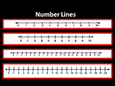 Number Lines Clip Art