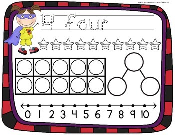 Number Line Worksheets by Catherine S | Teachers Pay Teachers