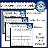 Number Lines Bundle - Personal or Commercial Use