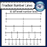 Number Lines - Fractions