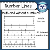 Number Lines - Whole Numbers