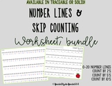 Number Lines and Skip Counting Bundle