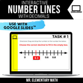 Number Lines with Decimals | Google Classroom™ | Google Cl