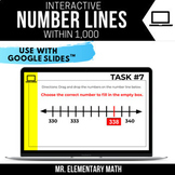 Number Lines within 1000| Google Classroom™ 