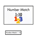 Number Matching 1-30 File Folder Activities