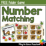 Number Matching - FREE Folder Game