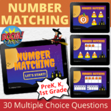 Boom Cards Number Matching Halloween