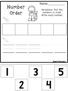 number matching worksheets preschool kindergarten math and numbers