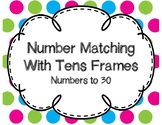 Number Matching with Tens Frames to 30