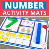 Number Sense Number Activity Mats & Playdough Mats  1-20