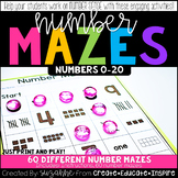 Number Mazes (Numbers 0-20)