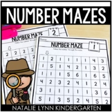 Number Mazes | Numbers 0-20 Worksheets